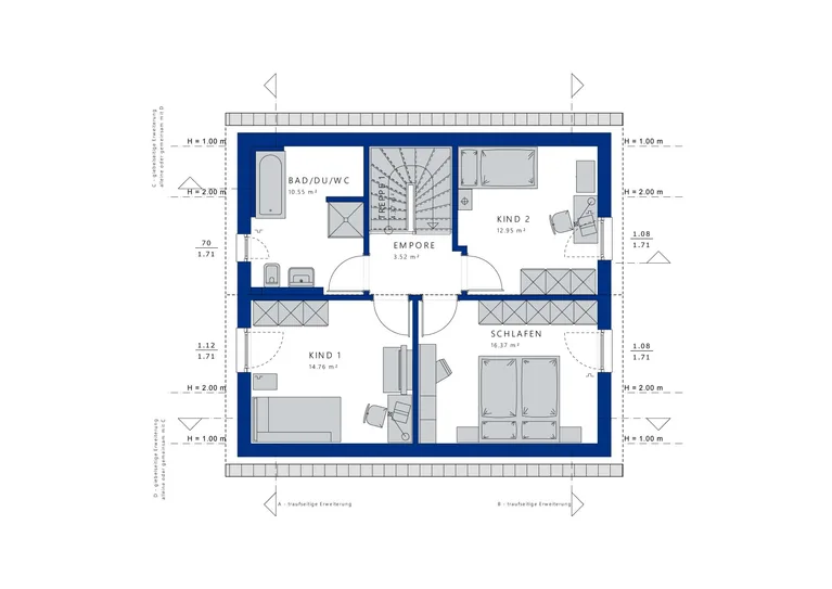 Ein Zuhause für heute. Ein Fundament für morgen. Familienhaus mit Grundstück